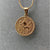 Gold Leo Constellation Medallion Necklace