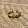 Adjustable Gold Roses Ring - Gaia Luna