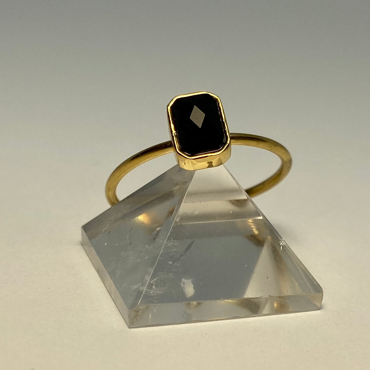 Black Daphne Ring - Gaia Luna
