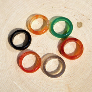 Assorted Agate Rings