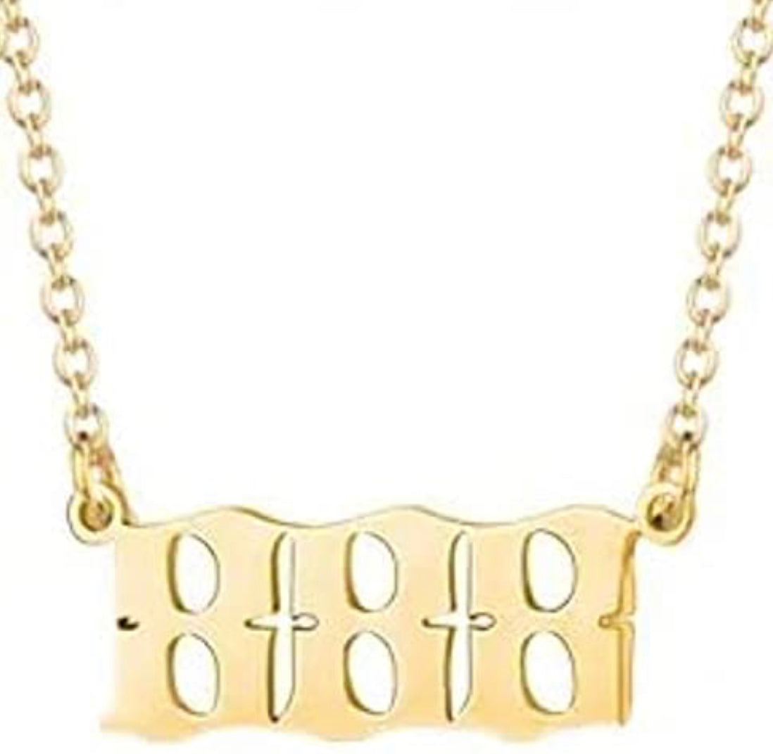 Angel Number Necklace - Gaia Luna