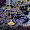 Dainty Crystal Evil Eye Necklace - Gaia Luna
