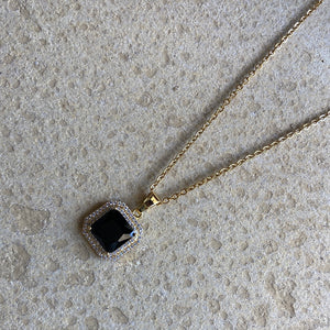 Synthetic Onyx Sparkly