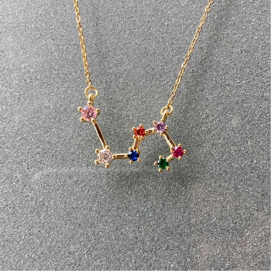 Gold Leo Constellation - Gaia Luna