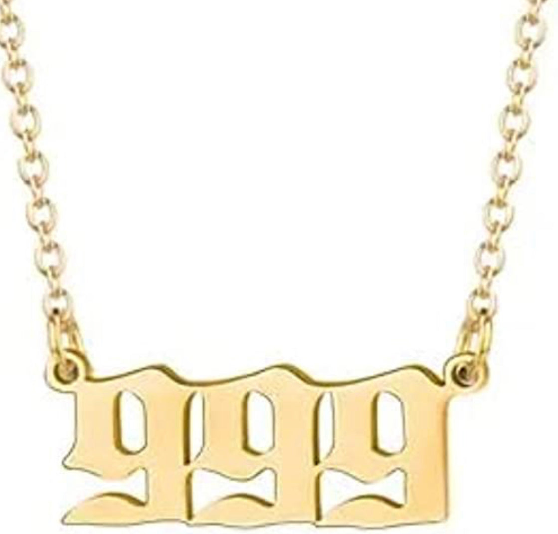 Angel Number Necklace - Gaia Luna