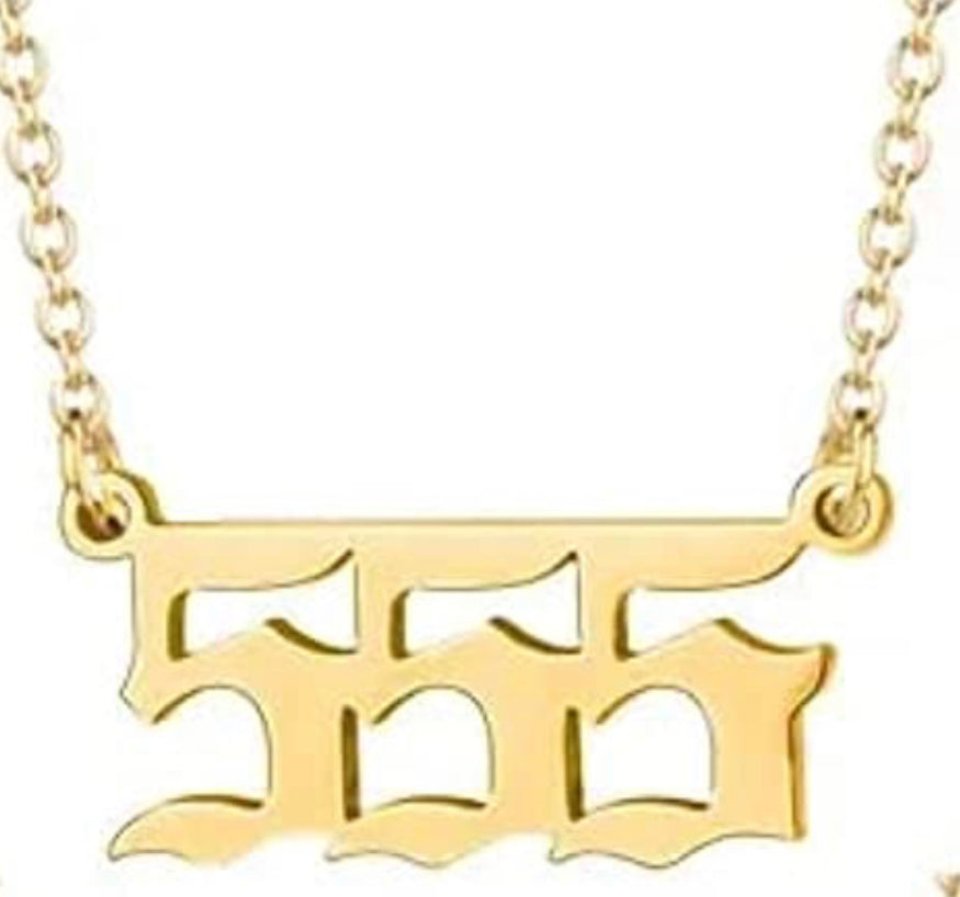 Angel Number Necklace - Gaia Luna