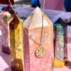 Rainbow Crystal Snake Medallion Necklace - Gaia Luna