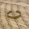 Reflection Gold Adjustable Ring - Gaia Luna
