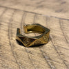 Adjustable Gold faces Ring - Gaia Luna