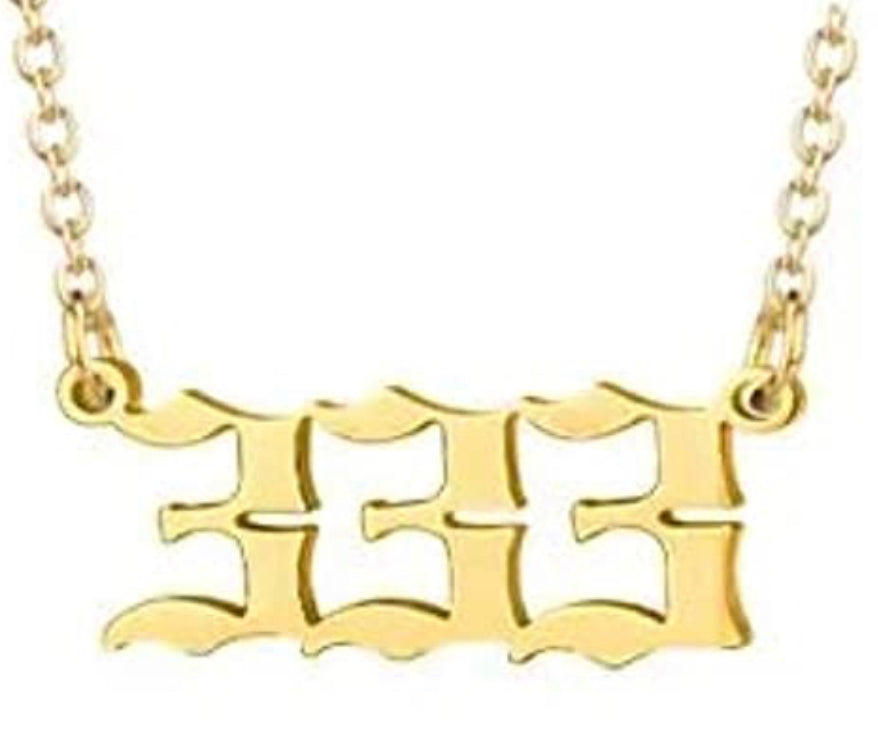 Angel Number Necklace - Gaia Luna