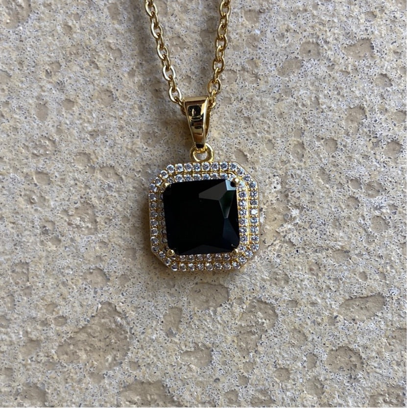 Synthetic Onyx Sparkly - Gaia Luna