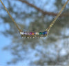 Rainbow Bar Necklace - Gaia Luna
