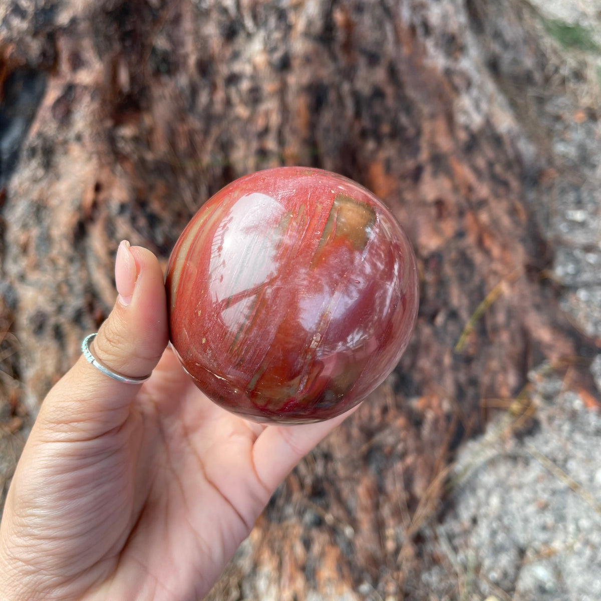 Jasper Sphere - Gaia Luna