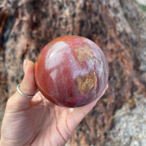 Mookite Jasper Sphere