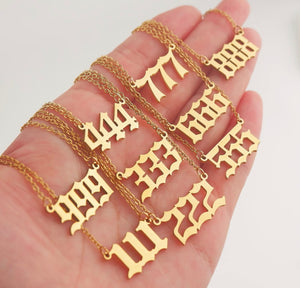 Angel Number Necklace