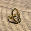 Open Oval Gold Ring - Gaia Luna
