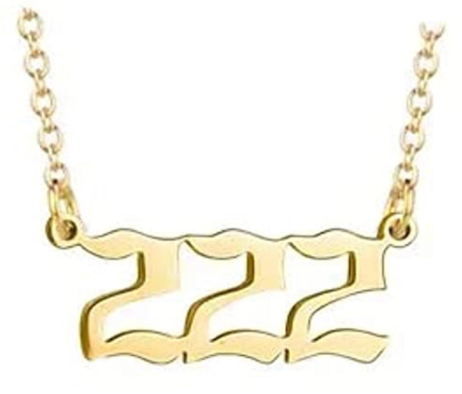 Angel Number Necklace - Gaia Luna