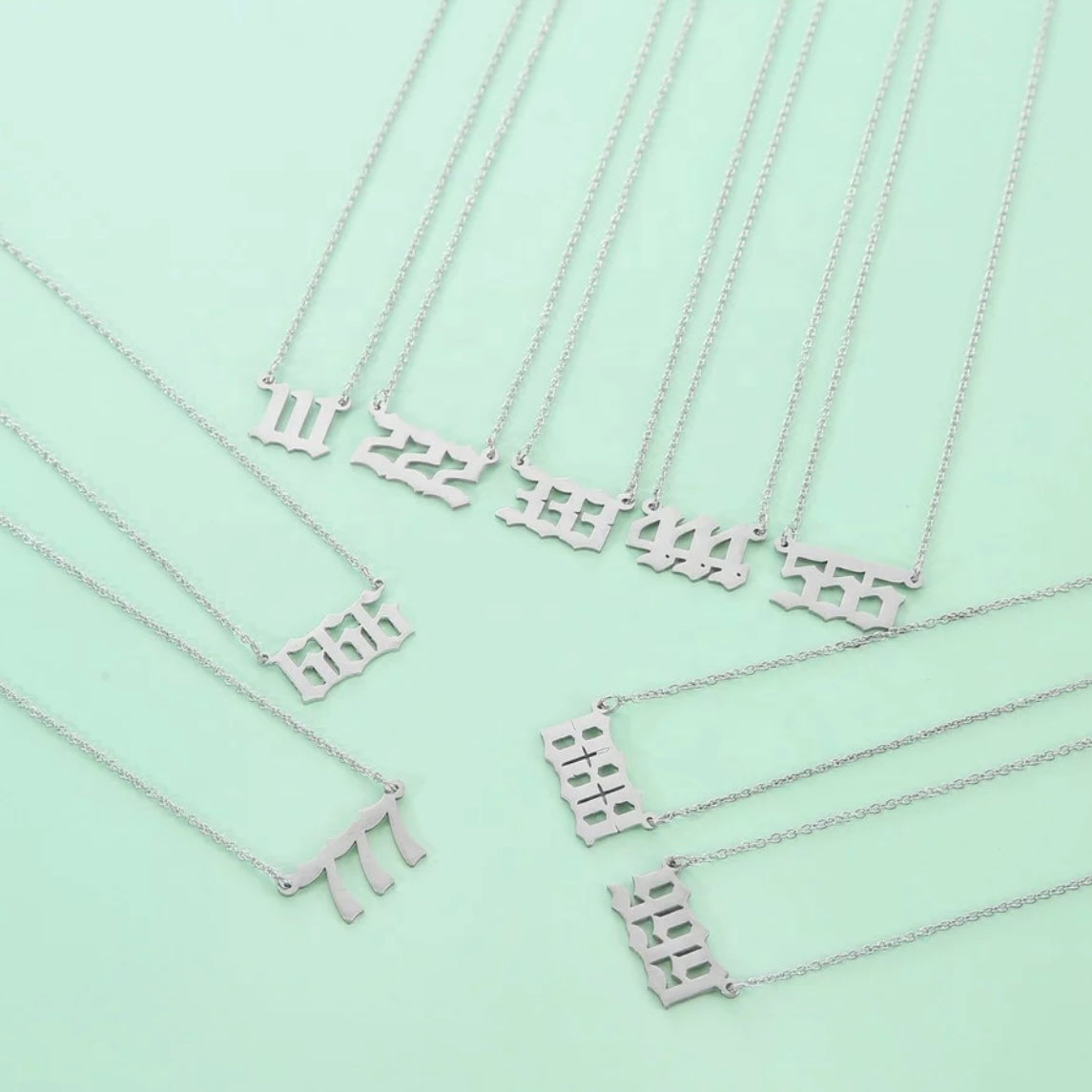 Angel Number Necklace - Gaia Luna