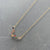 Gold Pisces Constellation Necklace