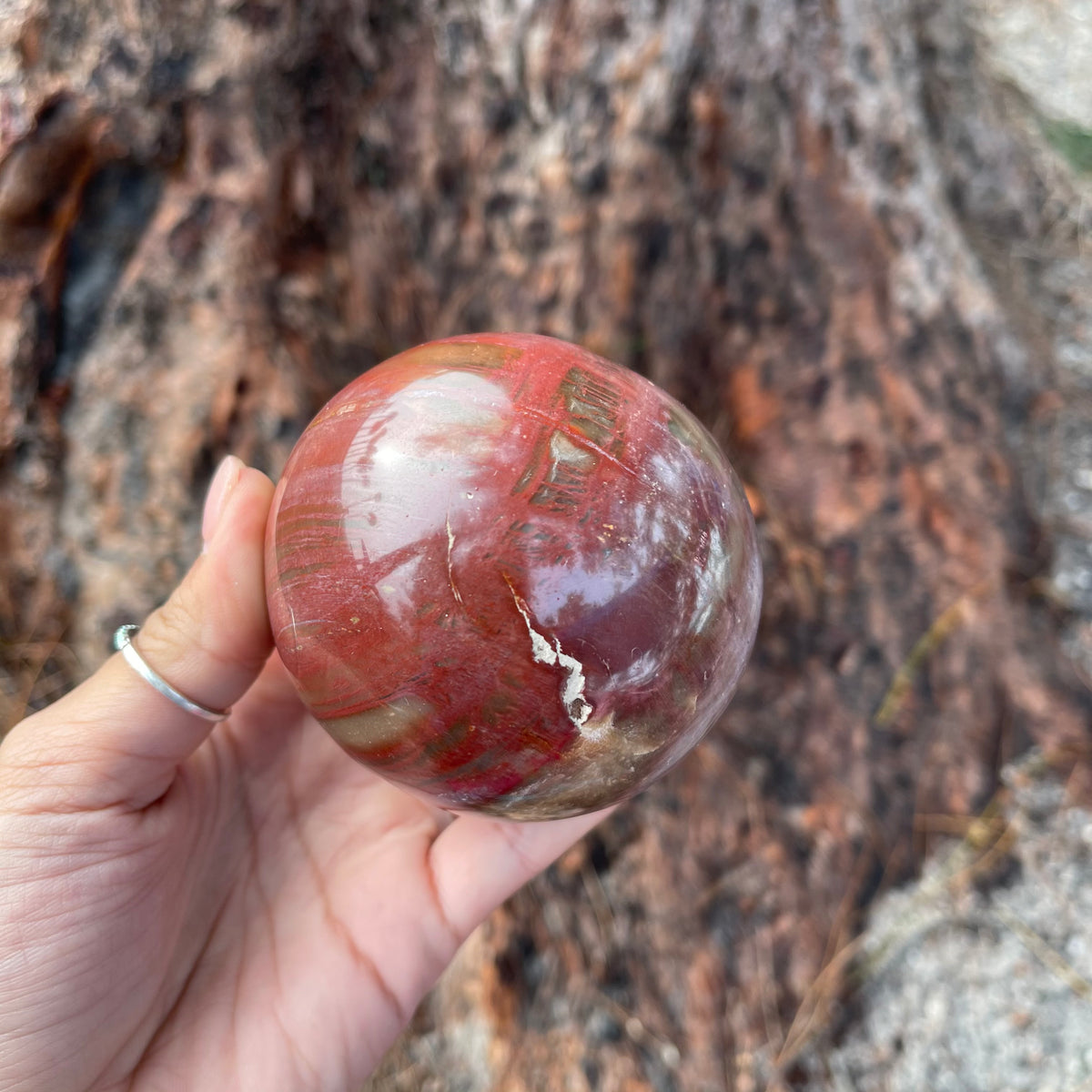 Jasper Sphere - Gaia Luna