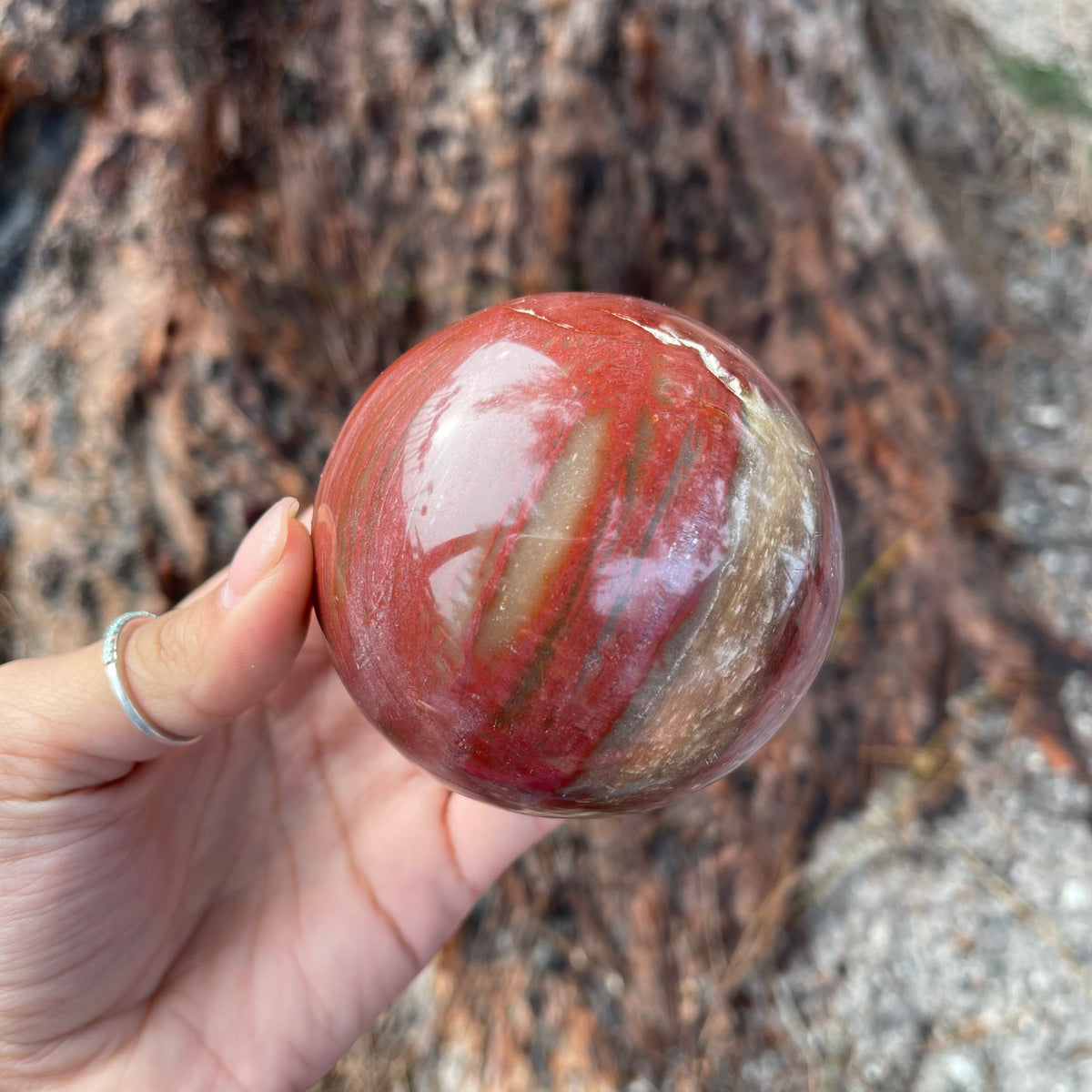 Jasper Sphere - Gaia Luna