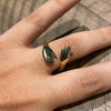 Gold Hands Ring - Gaia Luna