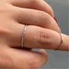 Simple Crystals Silver Ring - Gaia Luna