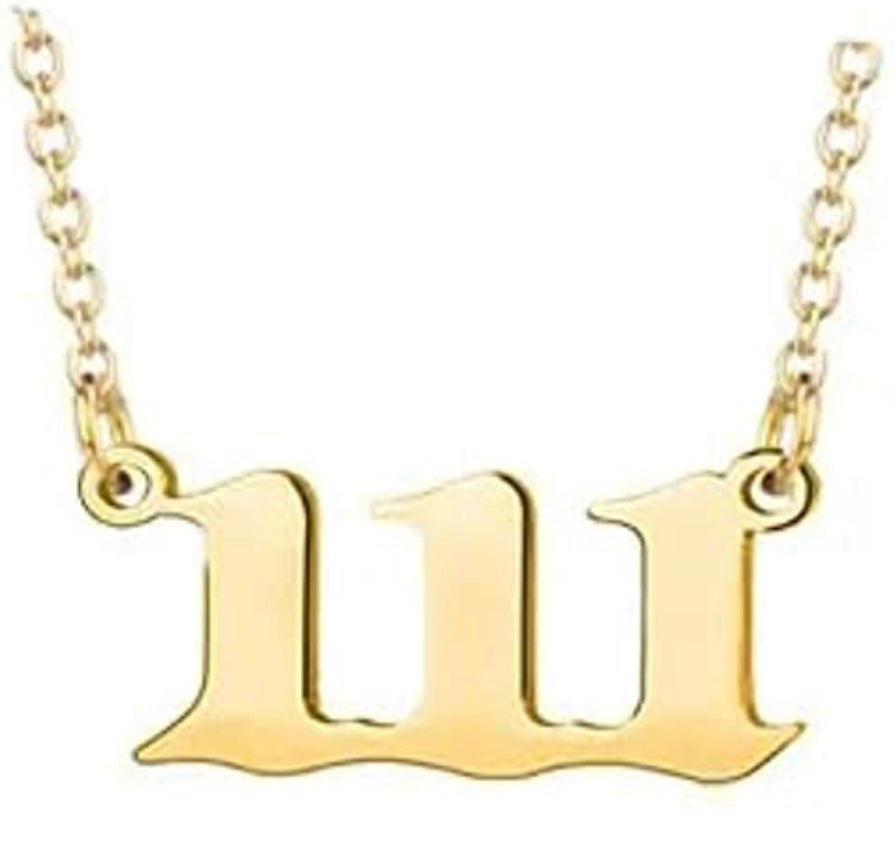 Angel Number Necklace - Gaia Luna