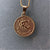 Gold Aquarius Constellation Medallion Necklace