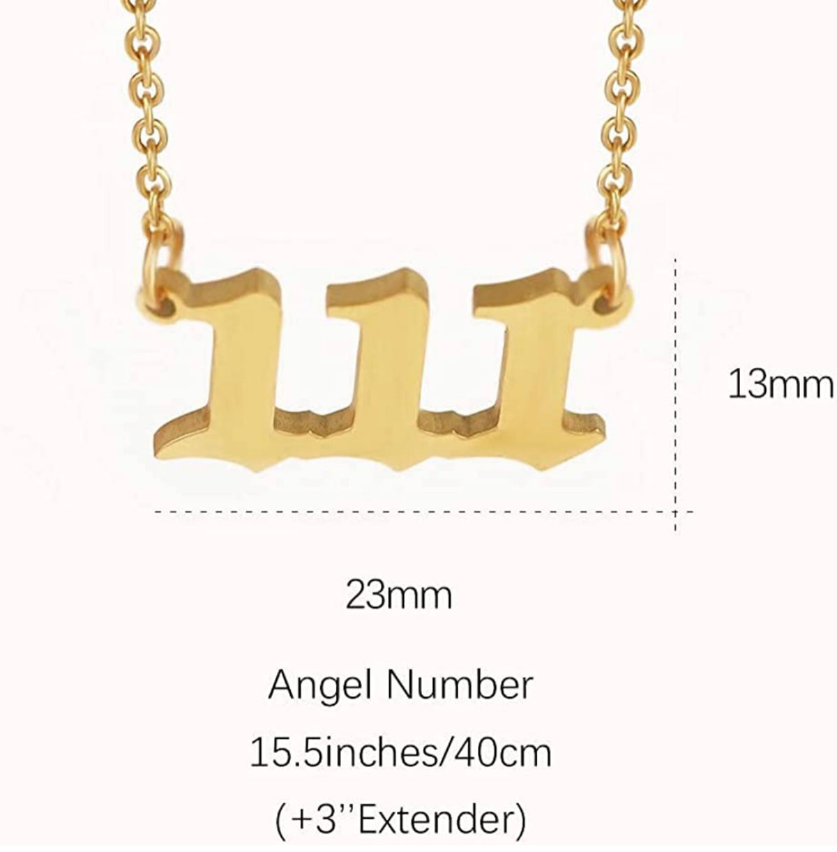 Angel Number Necklace - Gaia Luna