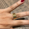 Adjustable Gold Leaf Ring - Gaia Luna