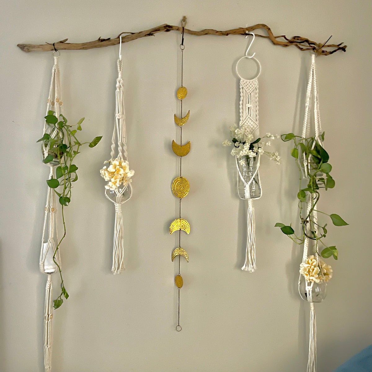 Golden Moon Phase Hanger - Gaia Luna