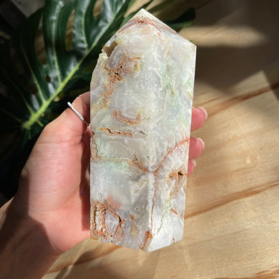 Agate Tower with Druzy