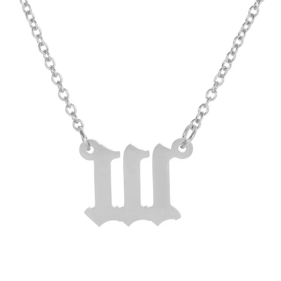 Angel Number Necklace - Gaia Luna