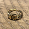 Adjustable Gold Square Knot Ring - Gaia Luna