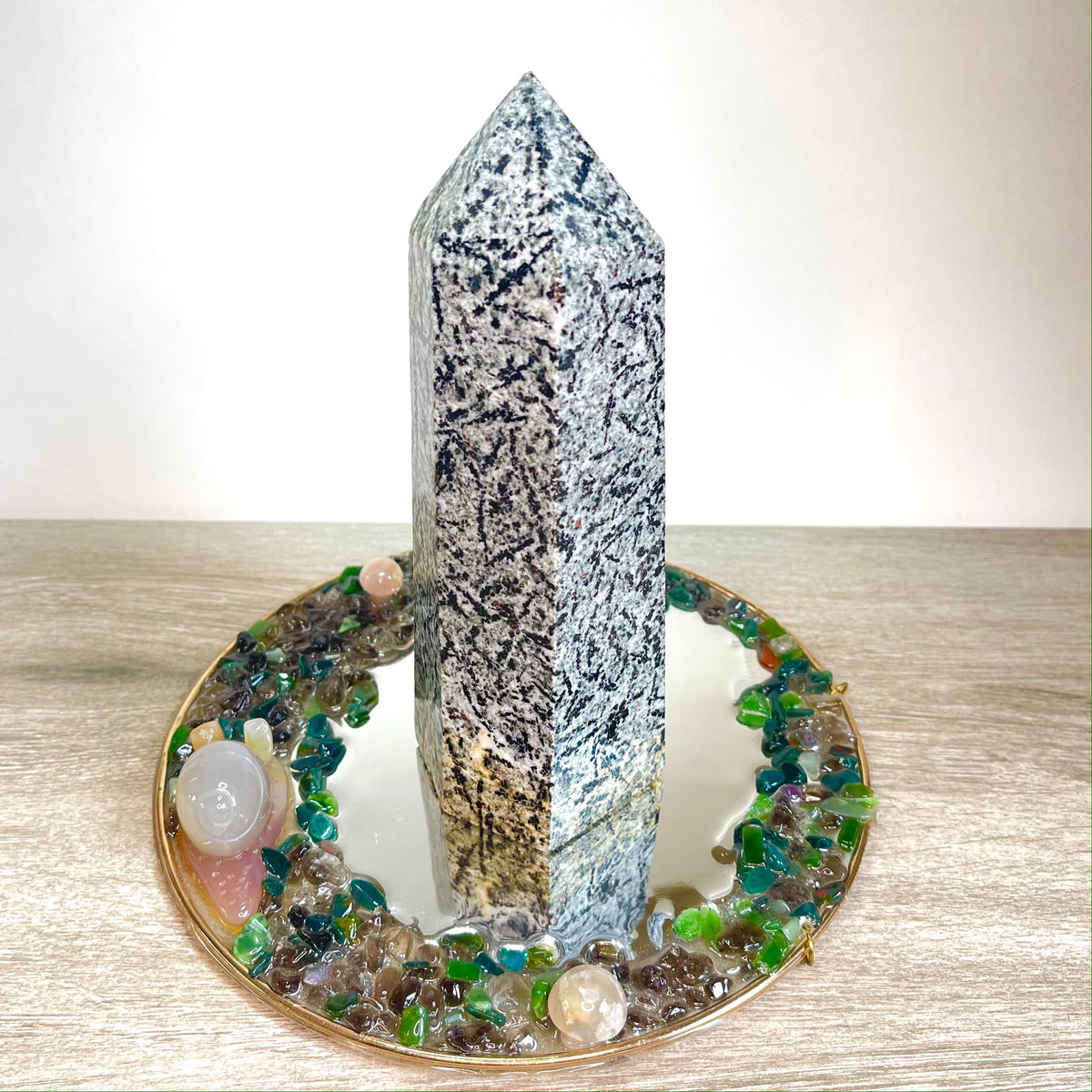 Grey Jasper Tower - Gaia Luna